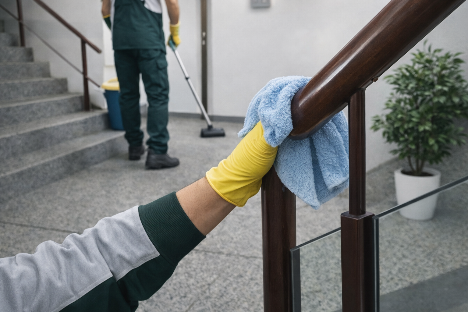 Treppenhausreinigung in Halle (Saale)