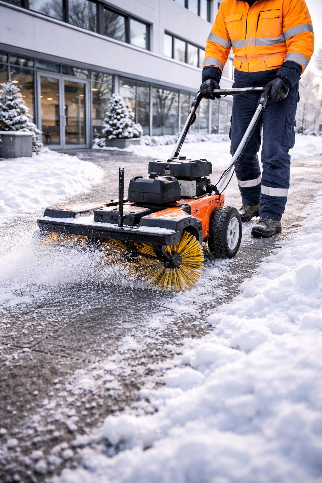 Winterdienst für sichere und geräumte Wege im Winter